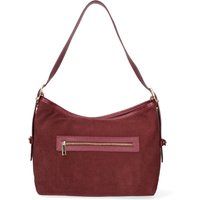 Elegante Schultertasche aus Wildleder
