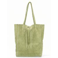 Minimalistischer Shopper aus Wildleder