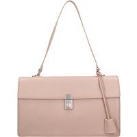 Elegante strukturierte Leder-Schultertasche