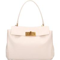 Elegante Strukturierte Leder-Henkeltasche