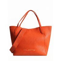 Shopper aus genarbtem Kunstleder