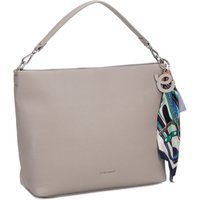 Elegante strukturierte Schultertasche mit Tuch