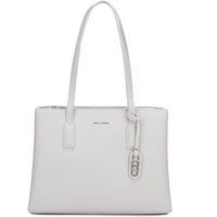 Strukturierte Tote-Bag in Saffiano-Optik
