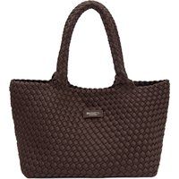 Schultertasche in eleganter Flechtoptik