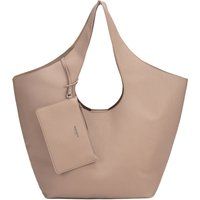 Minimalistische Shopper-Tasche in Lederoptik