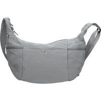 Praktische Gitter-Schultertasche in Halbmondform