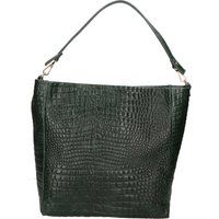 Schultertasche aus geprägtem Leder