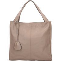 Shopper aus weichem Narbenleder