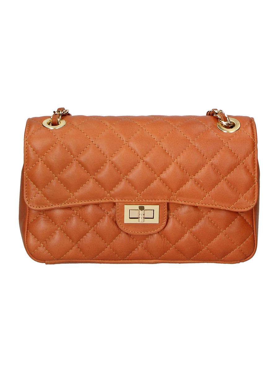 Gesteppte Schultertasche aus Sauvage-Leder
