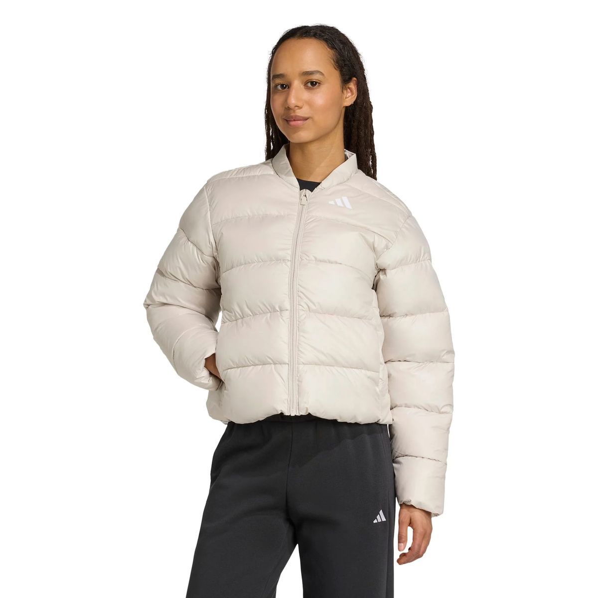 Gesteppte Pufferjacke mit Stehkragen