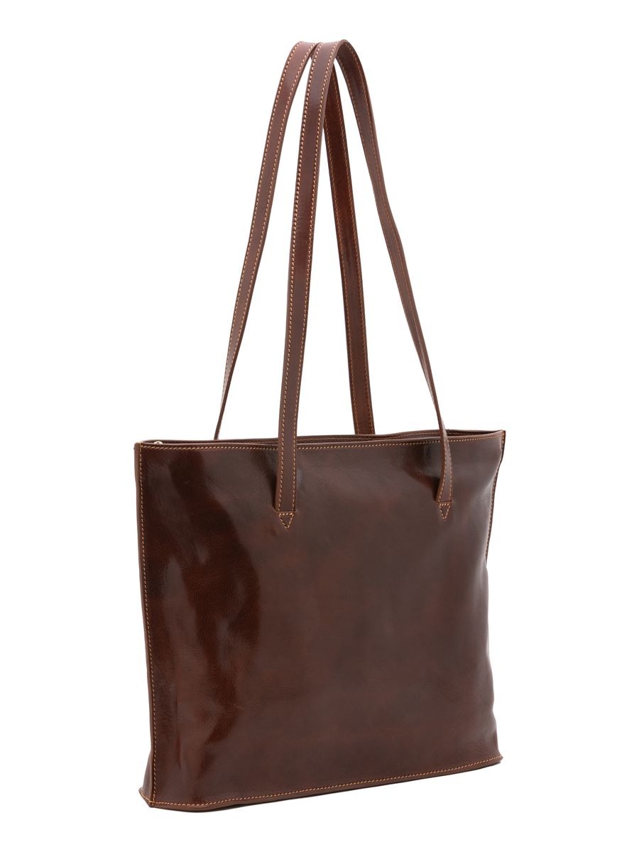 Elegante Leder-Schultertasche