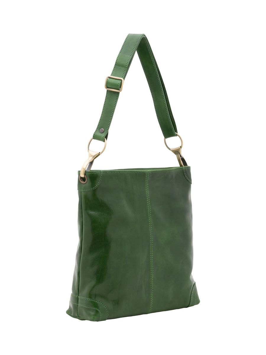 Italienische Crossbody-Tasche aus Glattleder