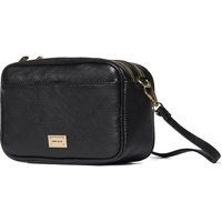 Crossbody-Kameratasche aus genarbtem Leder