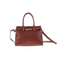 Elegante Henkeltasche aus genarbtem Leder