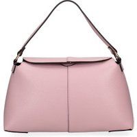 Elegante Schultertasche aus Narbenleder