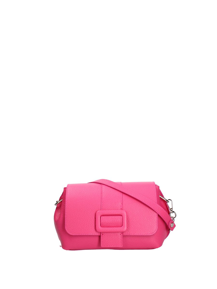 Flap-Bag aus Narbenleder