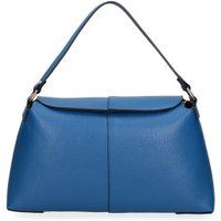 Schultertasche aus genarbtem Leder
