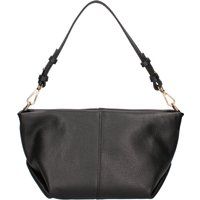 Minimalistische Schultertasche aus genarbtem Leder