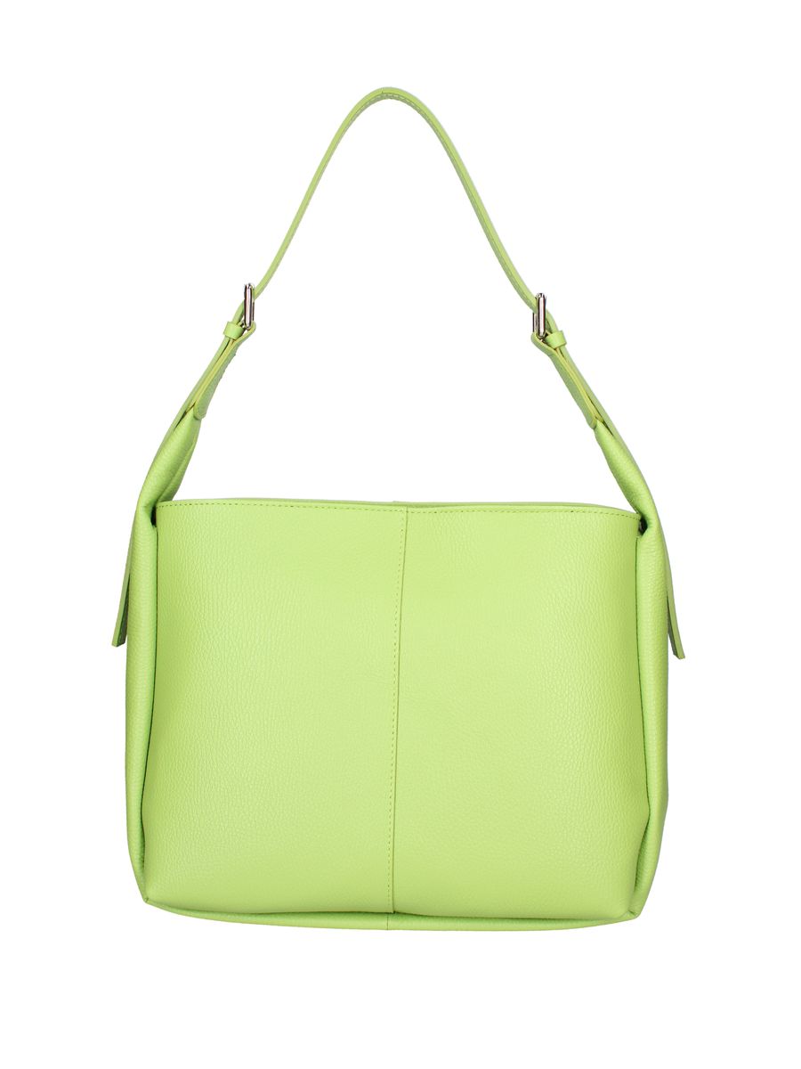 Minimalistische Hobo-Tasche aus genarbtem Leder