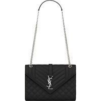 Gesteppte Leder Envelope Flap Tasche
