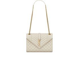 Gesteppte Umschlag-Schultertasche