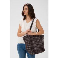 Großer Shopper mit Punktemuster