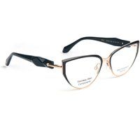 Elegante Cat-Eye Metallbrille