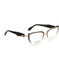 Geometrische Cat-Eye Metallbrille