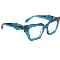 Geometrische Statement Brillenfassung mit Facettenschliff
