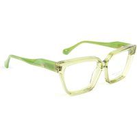Markante geometrische Acetat-Brillenfassung