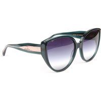Oversized Cat-Eye Sonnenbrille mit Farbverlauf