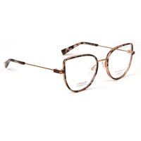 Elegante geometrische Cat-Eye Titanbrille