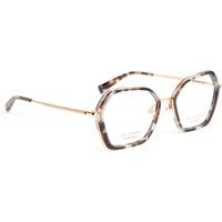 Geometrische Brillenfassung mit Marmor-Optik
