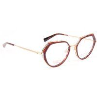 Geometrische Vollrandbrille aus Titan