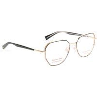 Elegante Hexagonale Metall-Brillenfassung
