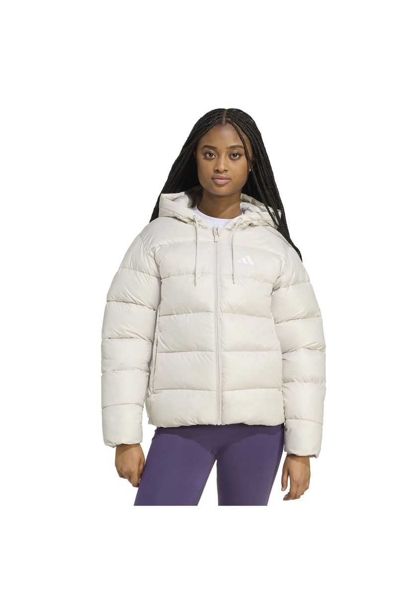 Wattierte Steppjacke mit Kapuze