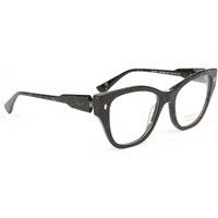 Cat-Eye-Brillenfassung mit Marmor-Muster