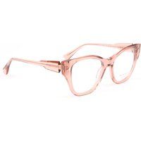 Transparente Geometrische Cat-Eye Brillenfassung