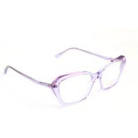 Geometrische Transparente Cat-Eye-Fassung