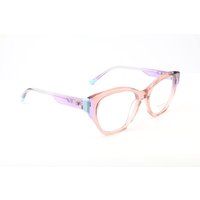 Transparente Cat-Eye-Brillenfassung aus Azetat