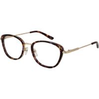 Elegante Schildpatt-Brillenfassung in Trapezform