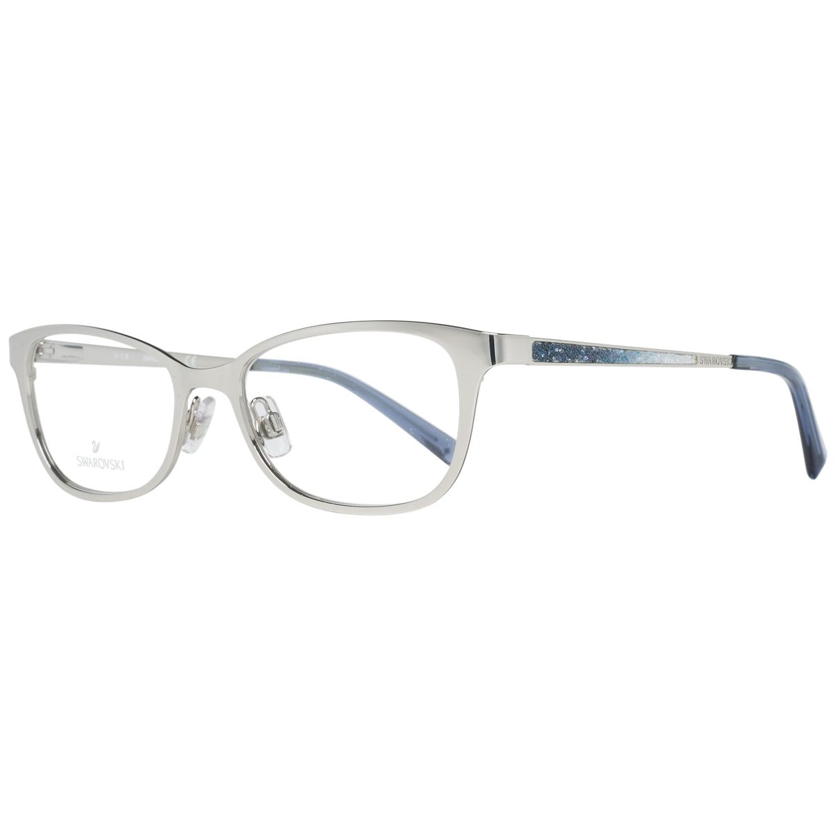 Elegante Cat-Eye-Brillenfassung mit Glitzer