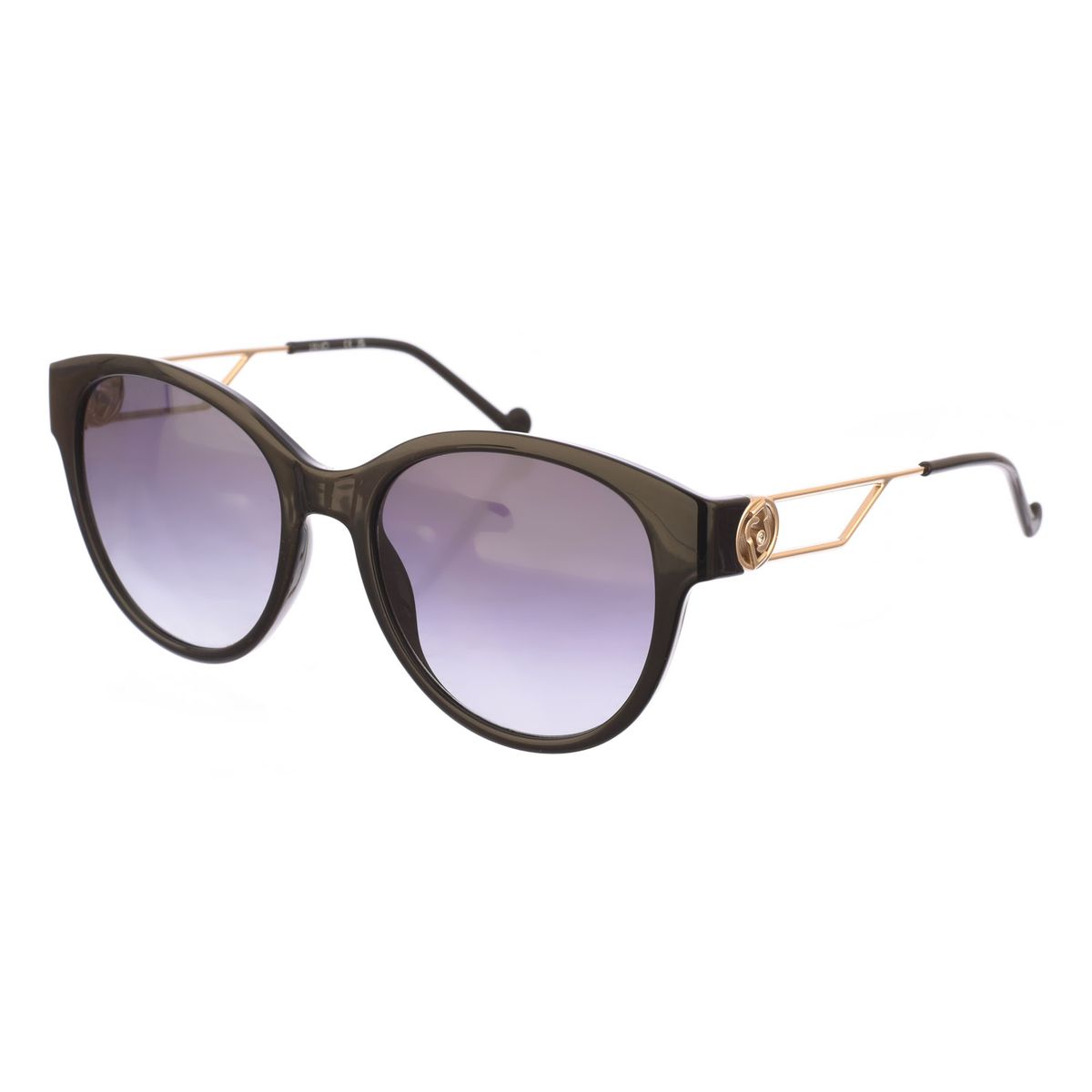 Elegante ovale Acetat-Sonnenbrille