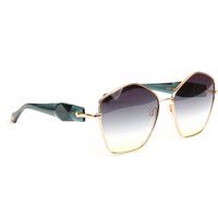 Geometrische Sonnenbrille mit Verlaufsgläsern