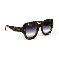 Oversize-Sonnenbrille mit geometrischem Schildpattmuster
