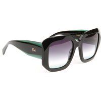 Oversized Geometrische Sonnenbrille mit Farbverlauf