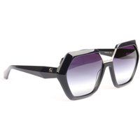Oversized Hexagonale Acetat-Sonnenbrille