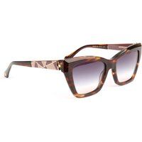 Elegante Cat-Eye-Sonnenbrille in Schildpatt-Optik