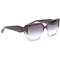 Geometrische Oversize-Sonnenbrille mit Farbverlauf