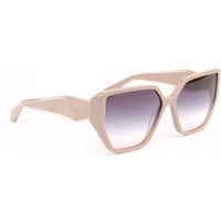 Übergroße geometrische Sonnenbrille